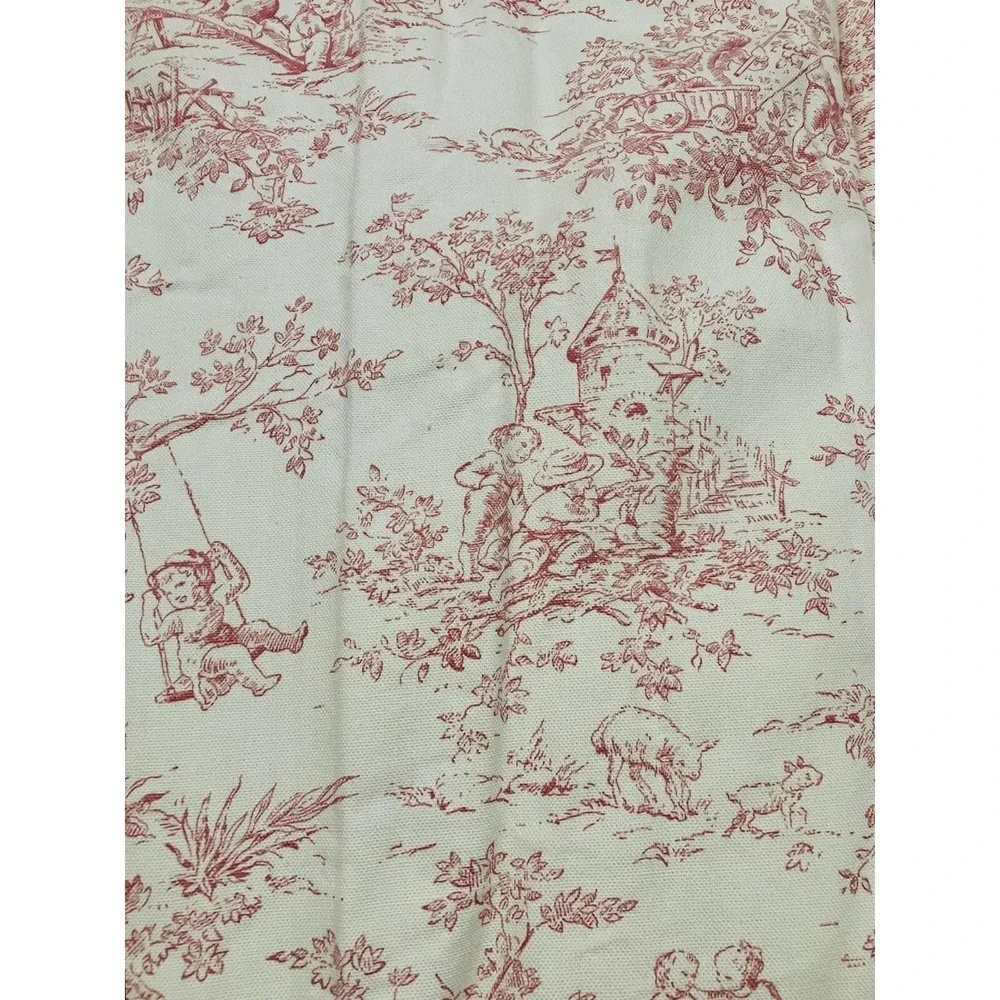 Carousel Designs Pink French Country Toile Baby Crib Blanket Comforter and Skirt